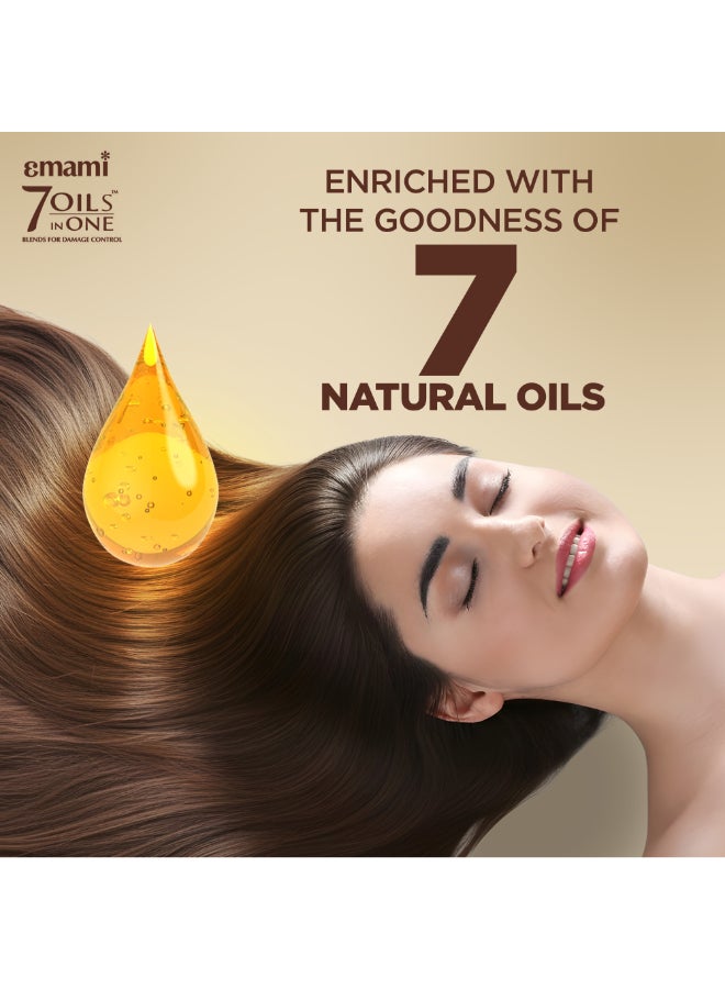 emami Damage Control Hair Oil | Nourishing Blend of 7 Natural Oils | Reduce Hair Fall Upto 96% | Makes Hair Upto 20X Stronger | Non Sticky Hair Oil | For All Hair Types - Image 5